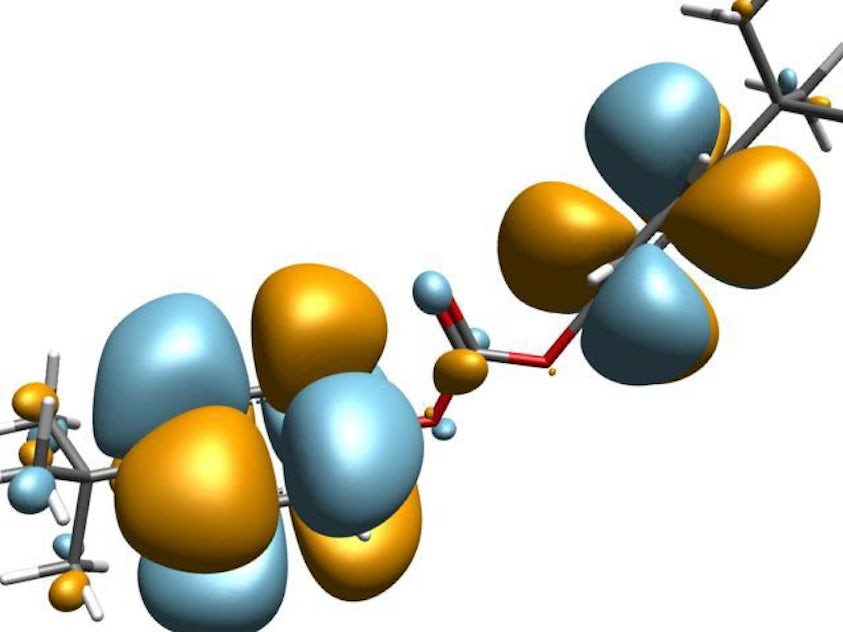 Simcenter Culgi 2211ソフトウェアからの分子グラフィックス。