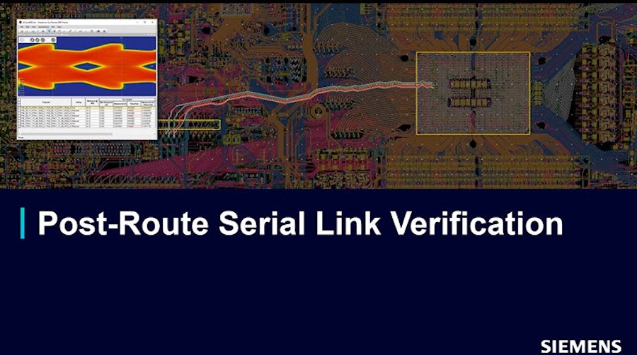 SerDes webinar image for post-route serial link verification