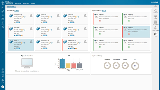 Opcenter Execution Semiconductor | Siemens Software