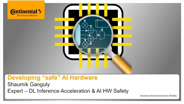 DVT - U2U EU 2024 - Developing safe AI Hardware - Continental