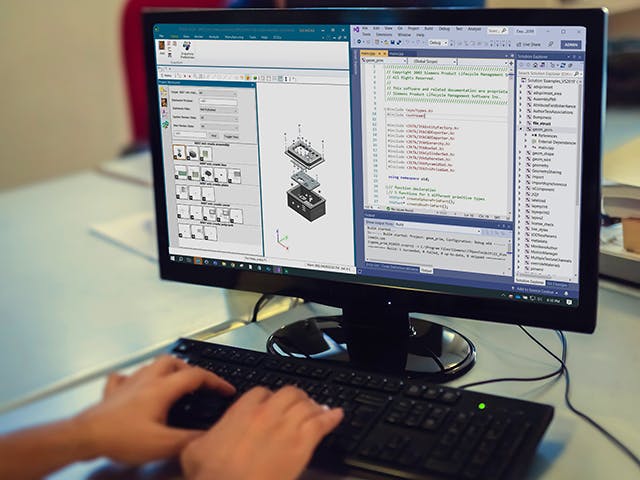 A programmer uses the JT Open Toolkit to develop and application that leverages the JT file format for 3D collaboration and model visualization.