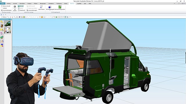 Hymer reduced physical mockups and prototypes by 80 percent by using the digital mockup capabilities of Teamcenter Visualization for design verification.