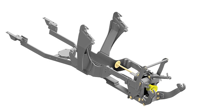 Set frame and front linkage and front power takeoff.