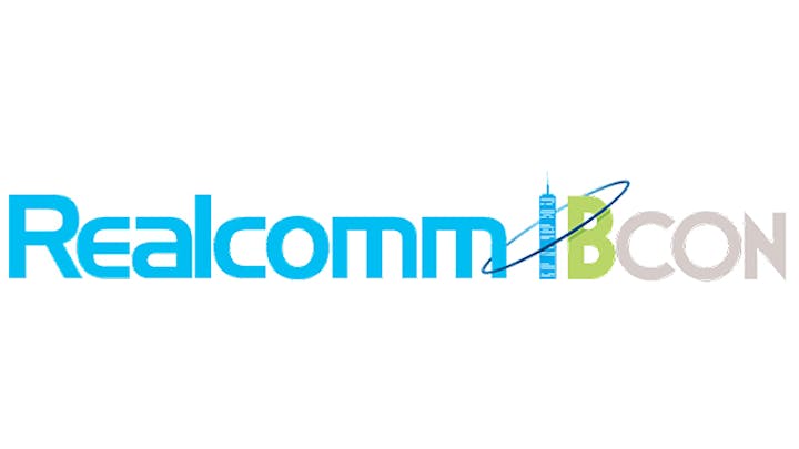 Realcomm IBcon logo.