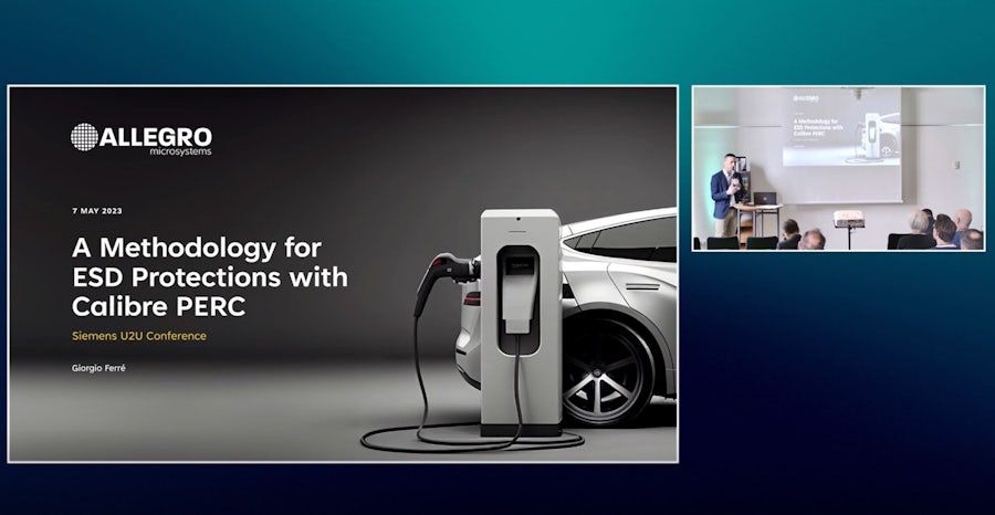 Title slide showing Allegro present at Siemens User2User 2024 in Europe. 