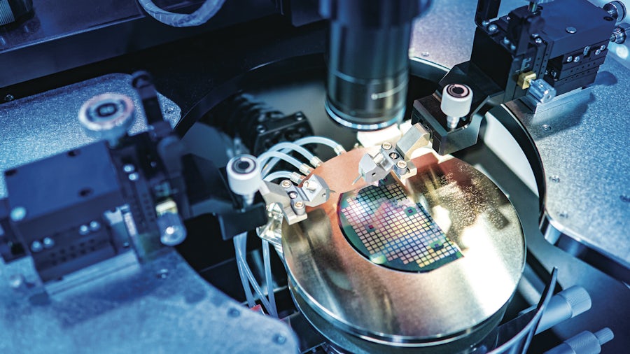 Image showing equipment used during a semiconductor manufacturing process