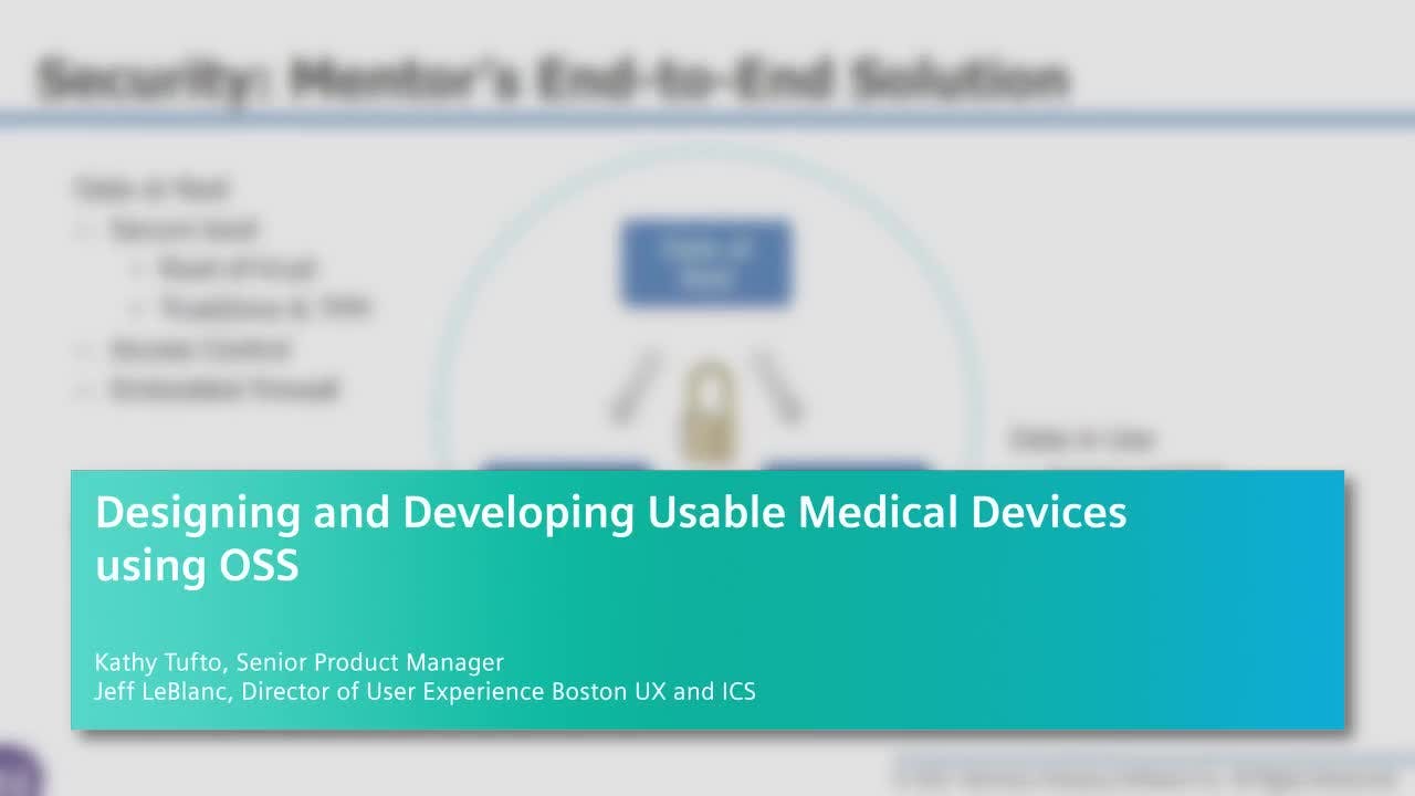Designing and Developing Usable Medical Devices using OSS