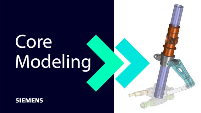 Slide that reads, "Core modeling"