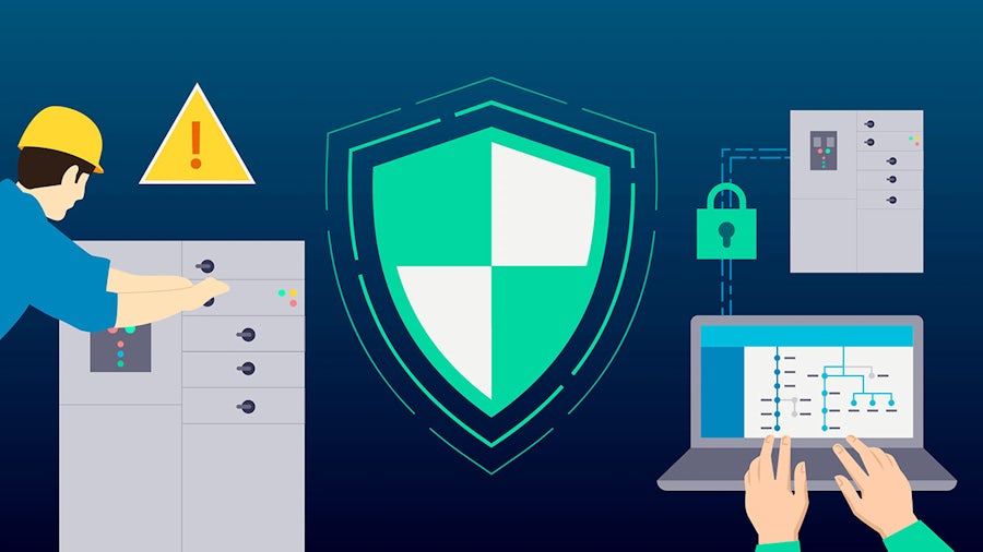 Illustration Cybersecurity Protection