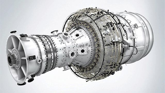 The Siemens SGT-800 Gas Turbine.