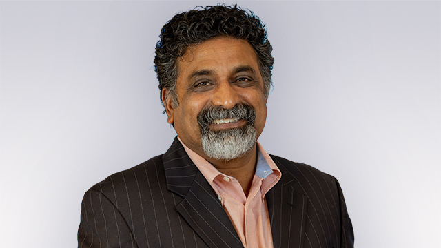 Headshot of Sam Mahalingam, Head of Simulation, DI SW, and CTO of Altair.