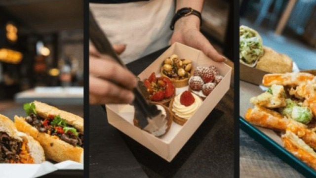 Foodhallen is a food truck style hall with different food options in Amsterdam.