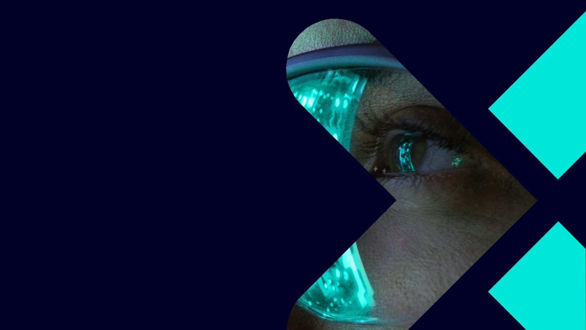 An X for Siemens Xcelerator as a Service is overlaid on a bright green digital diagram, which is reflected in a woman's safety glasses.
