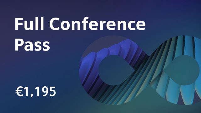 Full conference pass for Realize LIVE Europe for €1,195