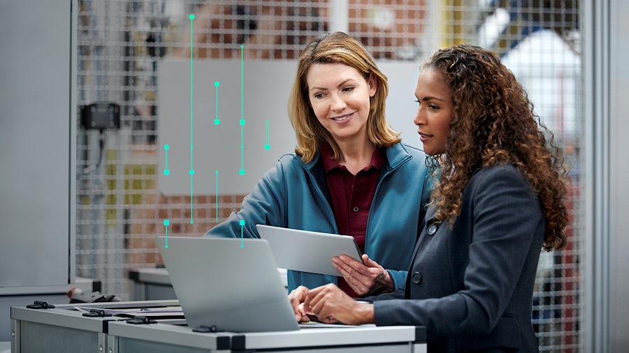 Secure IT/OT network infrastructure enabling digital transformation and data insights