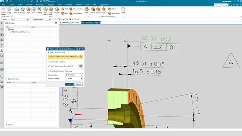 Siemens Energy raised the overall equipment efficiency of machine tools from 65 to 85 percent by formulating parameters that were then implemented automatically upon selection from the library, eliminating copy-and-paste.