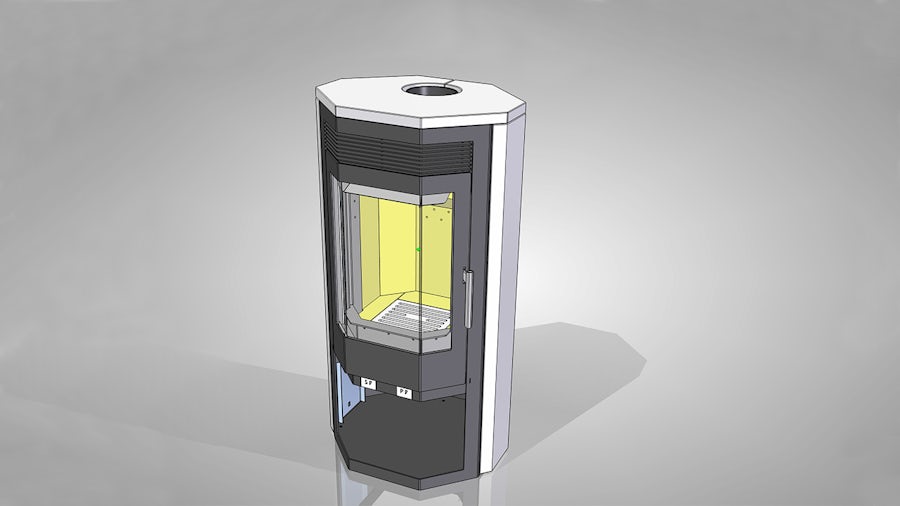 Fireplace manufacturer reduces design time by 85 percent with the help of Solid Edge