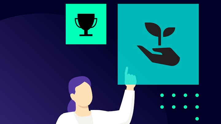 An illustration representing the Siemens Realize LIVE Techcellence Award for Sustainability Impact.