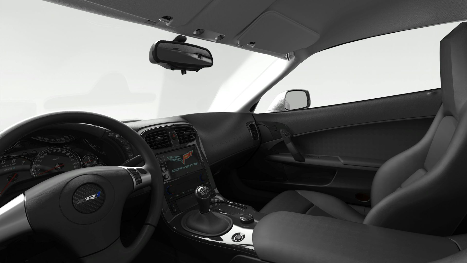A rendering of the inside of a car designed with NX and Mastertrim