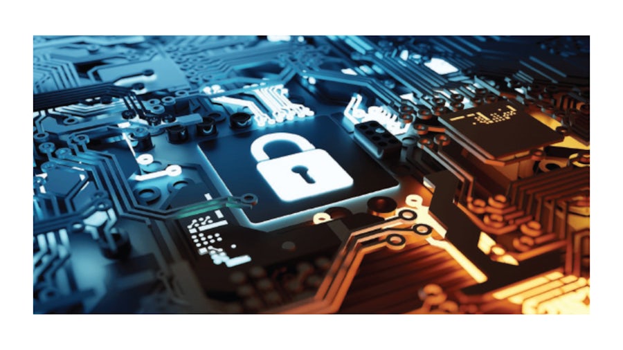 circuit board with large SoC in center