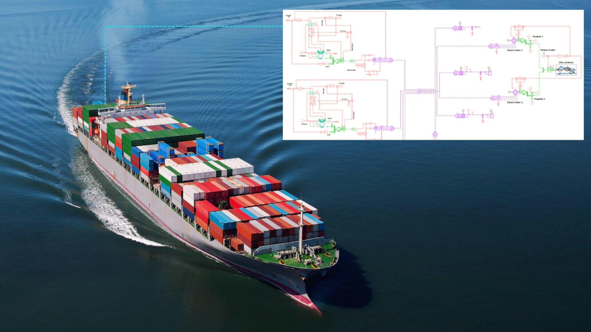 Optimizing vessel propulsion architecture with system simulation