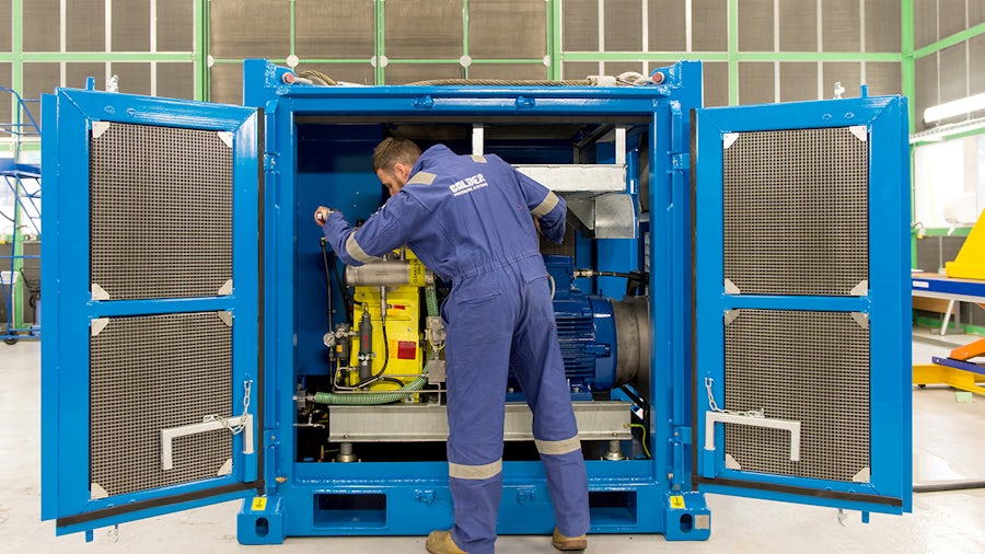 Pump package manufacturer uses Solid Edge to meet exacting industry standards while minimizing footprint and weight