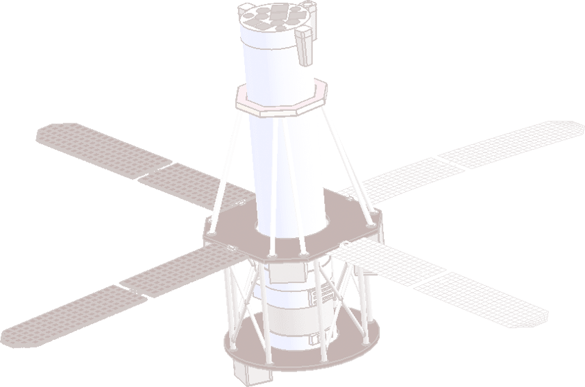 A simulation of a satellite with flexible bodies 