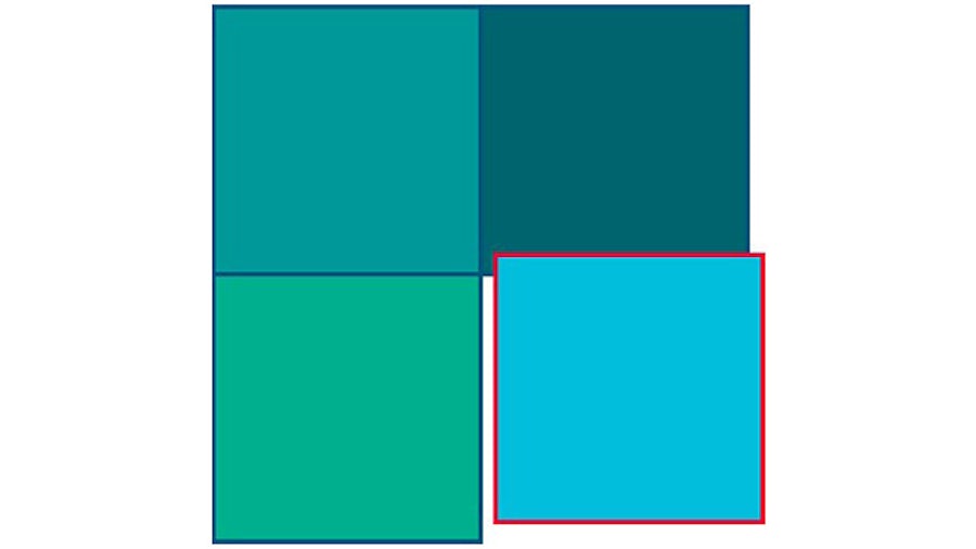 Custom design rule checks help verify IC design integrity in early-stage verification flows |image of abutting macro blocks with one block shifted and overlapping