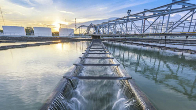 Hydropower plant facilities.