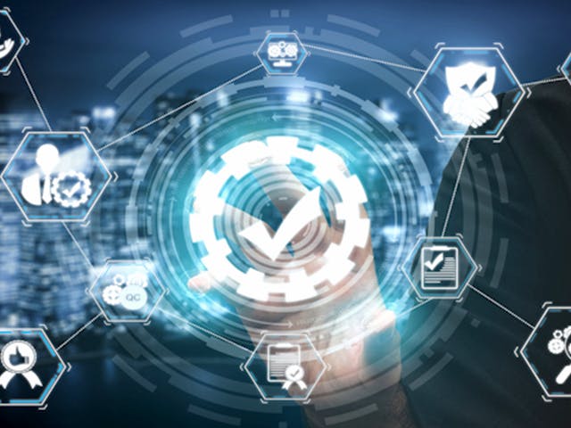 Digital Image of a Check mark for Embedded Security -  TrustChain Security Platform