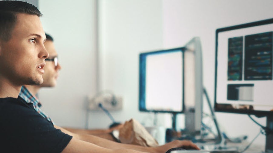 Code coverage results with formal due to trivial property targeting just that code (shown on the left), and code coverage from a property that’s checking the design’s requirements (shown on the right).