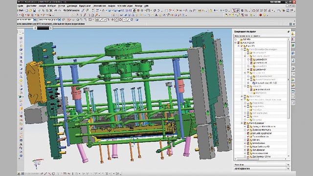 Using the same geometry data, part modeling is followed by tool and mold design, which is also performed using NX.