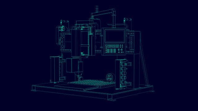 VR image of an industrial scale.