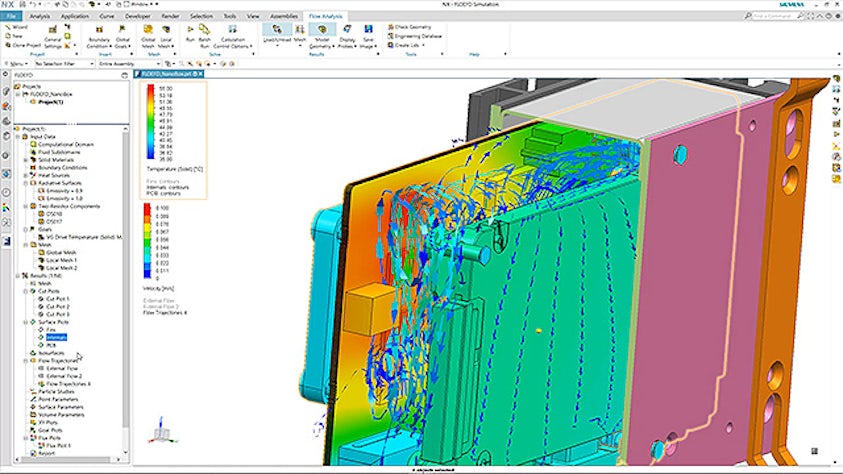 Se está creando una simulación CAD.