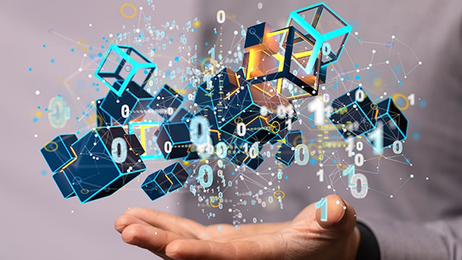Optimizing HLS Code for Different FPGA Platforms: image with code and frameworks floating above a hand.