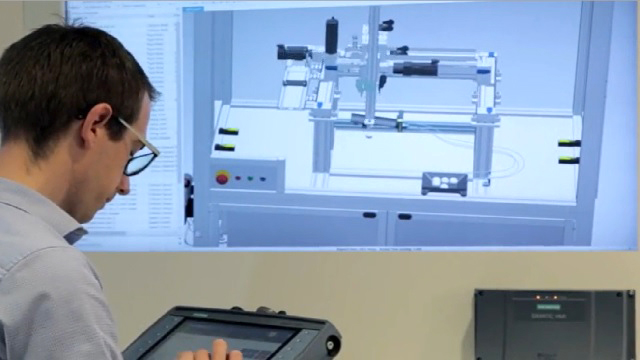 NX Mechatronic Concept Designer with direct user interface input.
