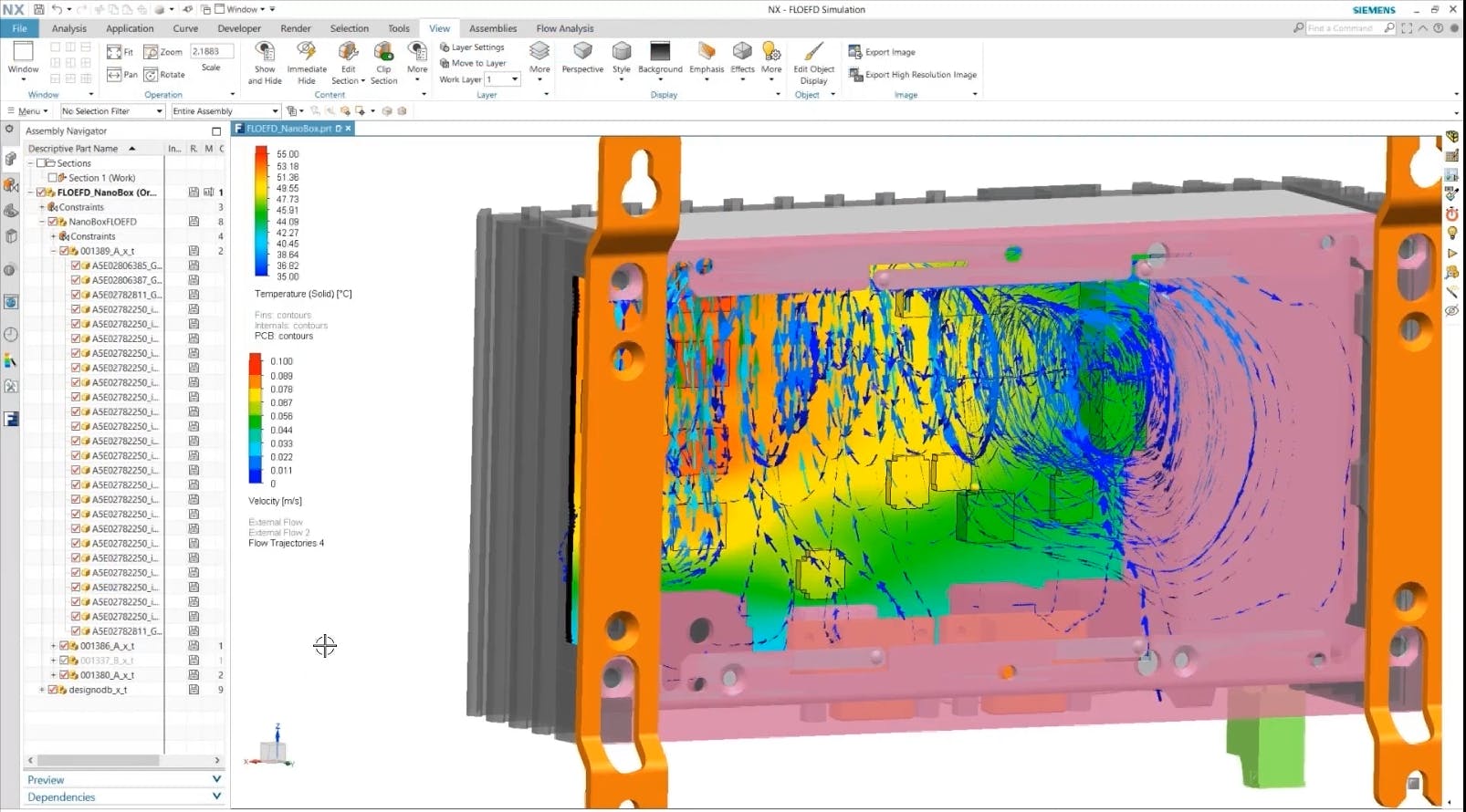 Advanced simulation tools for reliable electronics design: An engineer analyzing a PCB design on a computer screen