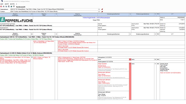 While the forms look much the same as they did before this transition, replacing homegrown tools with the FMEA module within Opcenter Quality has considerably improved and accelerated the process.