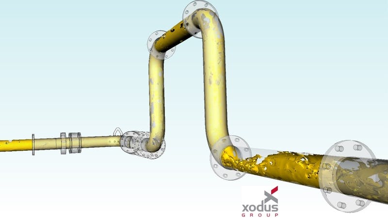 通过 CFD 评估和诊断油气生产管道系统中的多相流诱发振动问题