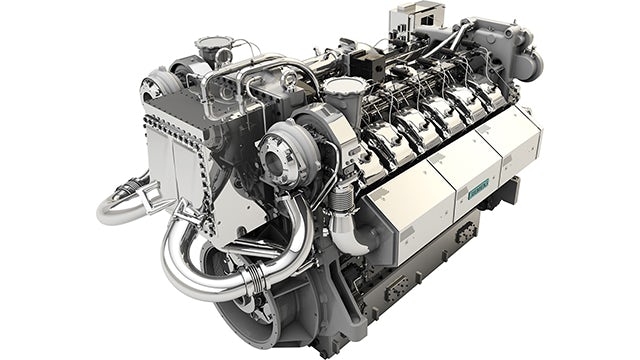 A Parasolid model of a car engine
