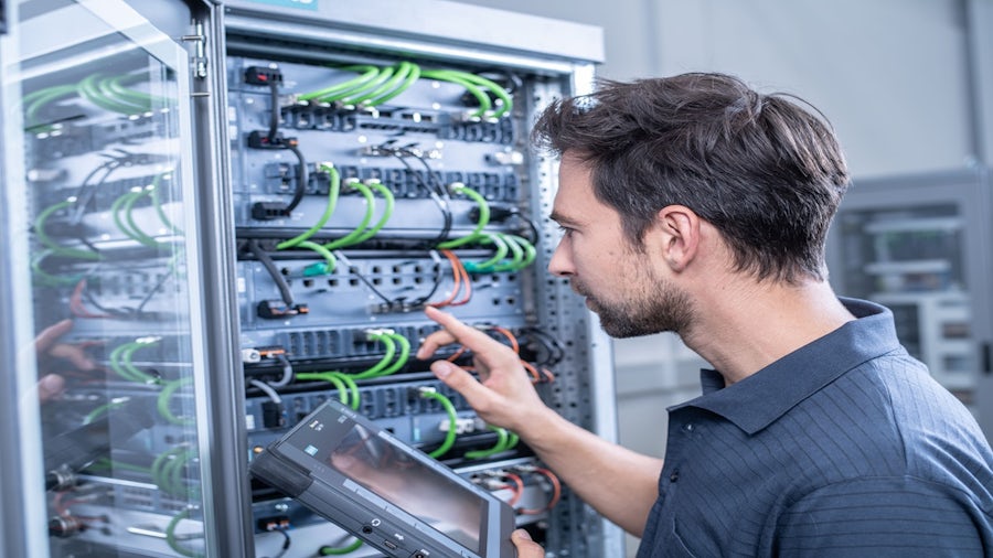 Cybersecure plant-wide OT network.