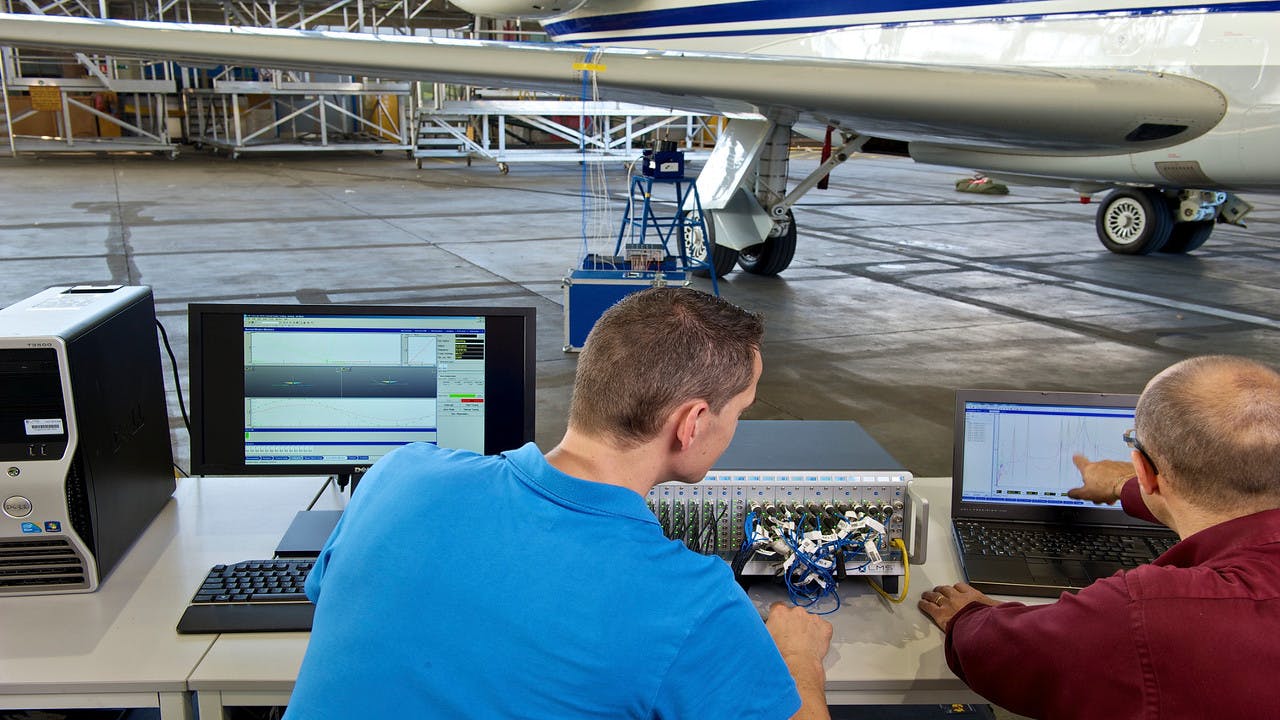 Accelerate ground vibration tests and increase efficiency in the aircraft certification process