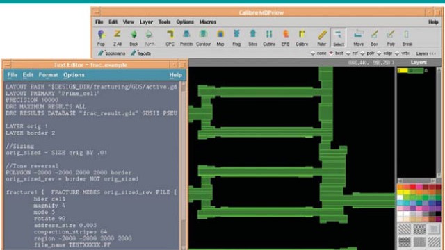 Mask data preparation screenshot.