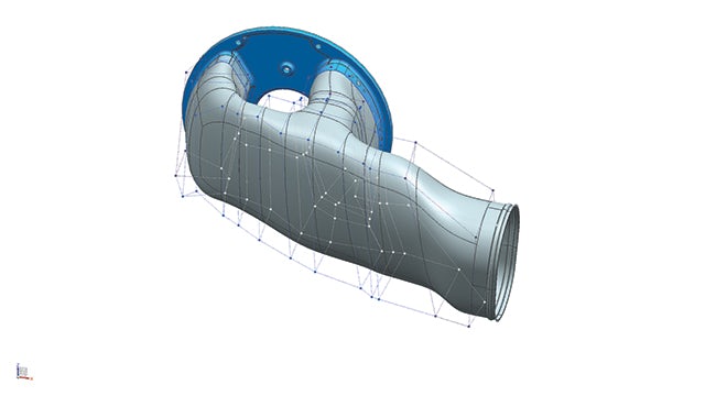 Faster complex surface modeling