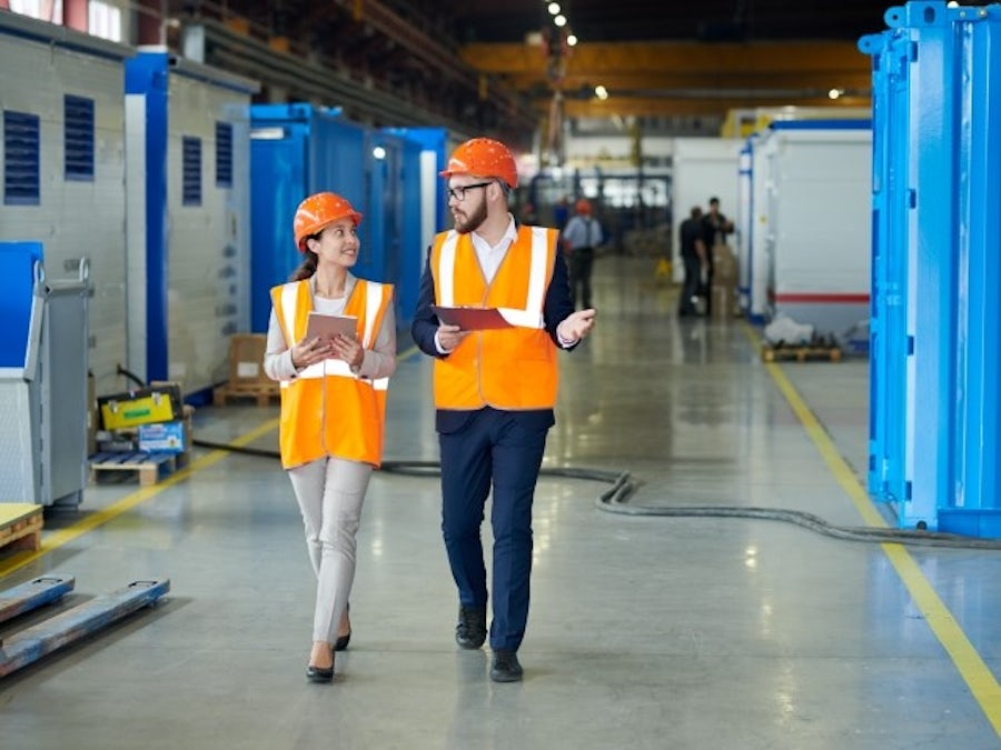 Engineers in a workplace