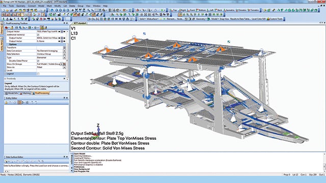 As a result of the strength analysis of Simcenter Femap, Kässbohrer design engineers were able with only minor design modifications to change from high-tensile steel to a material that is much more cost-effective and also easier to work.