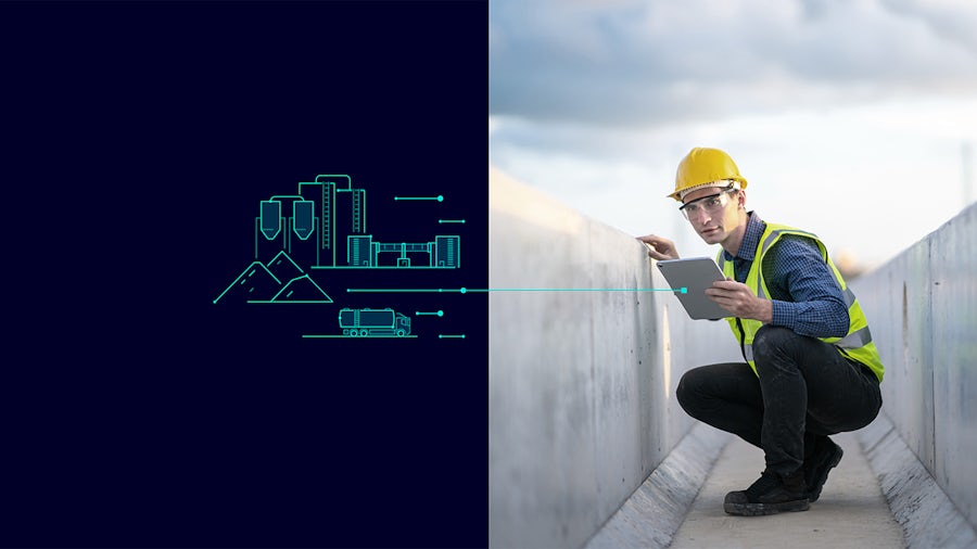 A tablet with a technical brief