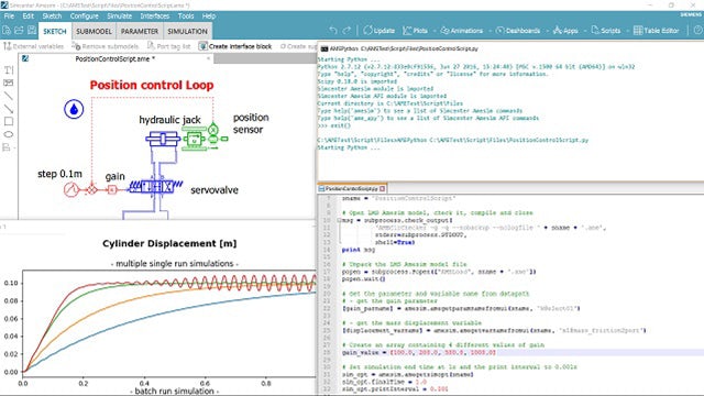 Screenshot of a  Simcenter script 