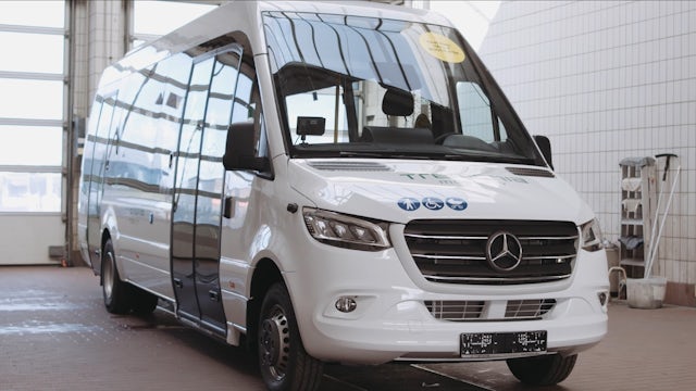 Tremonia Mobility City ELECTRIC mini bus.