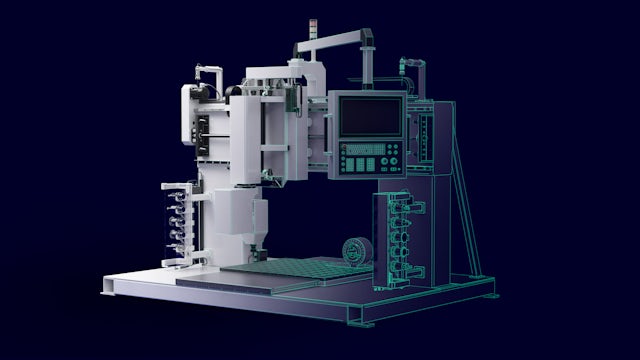 A vertical-axis milling machine